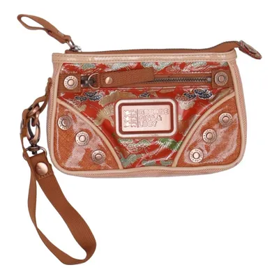 Abendtasche (Orange, Mehrfarbig) von George Gina & Lucy