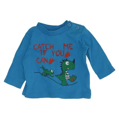 T-shirt à manches longues (Bleu) de Bubblegum Coton