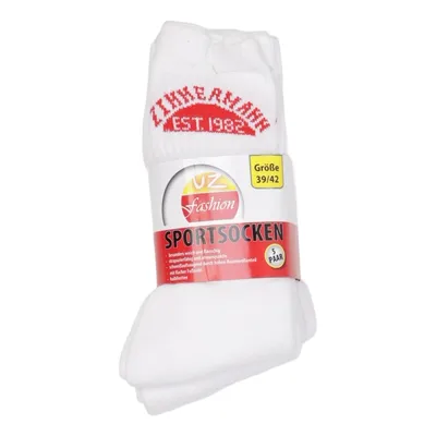 Chaussettes (Blanc) de Fashion 2 Fashion Coton, Élasthane, Polyester