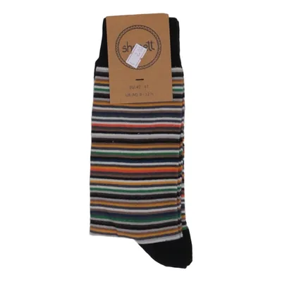 Chaussettes (Noir, Multicolore) de Socks Coton, Élasthane, Polyamide