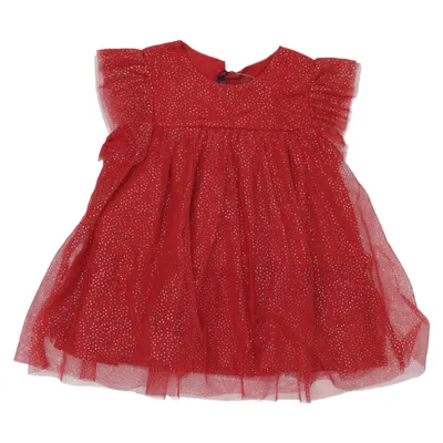Kjole (Rød) fra Tex Baby Bomuld, Polyester