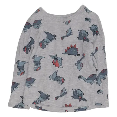 Long sleeve T-shirt (Gray, Multicolored) from Dopo Dopo Baby Cotton, Viscose