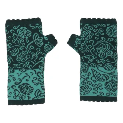 Vingerloze handschoenen (Zwart, Turquoise) van DW Shop Organisch katoen