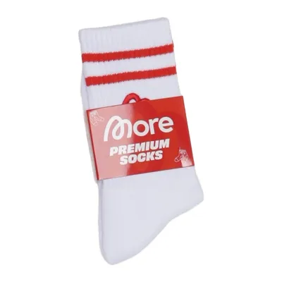Sokken (Wit, Rood) van More Katoen, Elastaan, Polyester