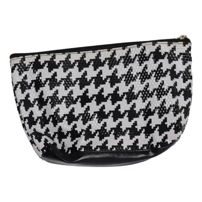 Toilet bag (Black, White) from Chiara Ambra Polyester