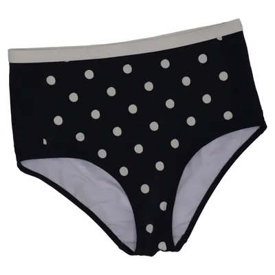 Bikini broekje (Blauw, Wit) van Boden Elastaan, Polyamide