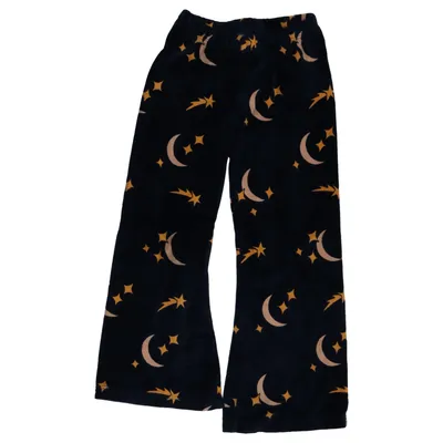Pantalon de pyjama (Bleu, Jaune) de Carlijnq Coton biologique, Polyester
