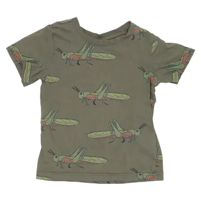 T-shirt (Green) from Lindex Kids Cotton