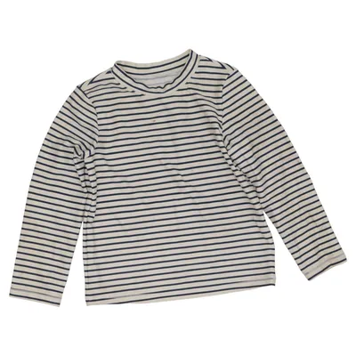 T-shirt à manches longues (Blanc, Bleu) de Tchibo Élasthane, Polyamide