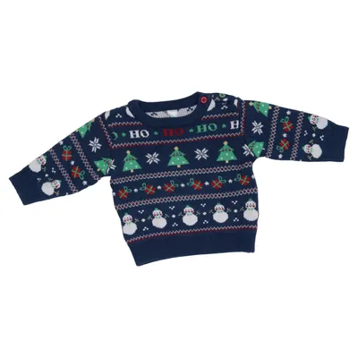 Jultröja (Blå, Flerfärgad) från Tex Baby Akryl, Bomull