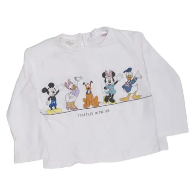 Langarmshirt (Weiß) von Zara Baby Baumwolle