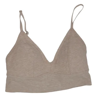 Bralette (Beige) from Gilly Hicks Cotton, Polyester
