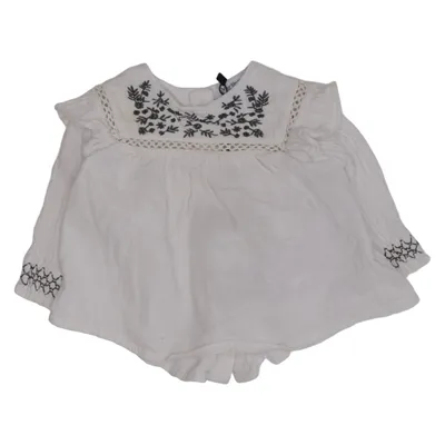 Blouse (Wit) van Vertbaudet Katoen