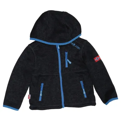 Fleecejacke (Grau, Blau) von Trollkids Polyester