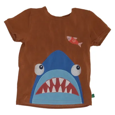 T-shirt (Braun, Blau) von Fred's World by Green Cotton