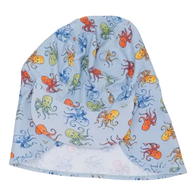 Chapeau anti-UV (Bleu, Multicolore) de Pusblu Élasthane, Polyamide