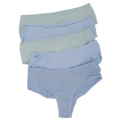 Slip (Blauw, Groen) van Esmara Lingerie Katoen, Elastaan