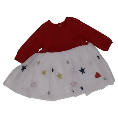 Jurk (Rood, Wit, Meerkleurig) van Petit Bateau Katoen
