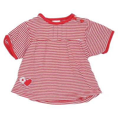 Haut (Rouge, Blanc) de Schnizler Coton