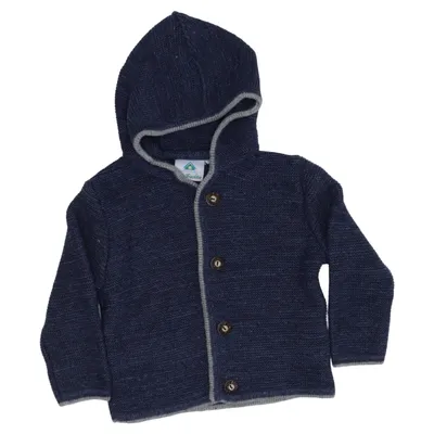 Cardigan (Blue) from Isar-Trachten Acrylic, Wool