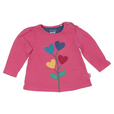 T-shirt à manches longues (Rose, Multicolore) de Kite Coton biologique