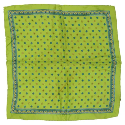 Handkerchief (Green, Yellow, Blue) Silk