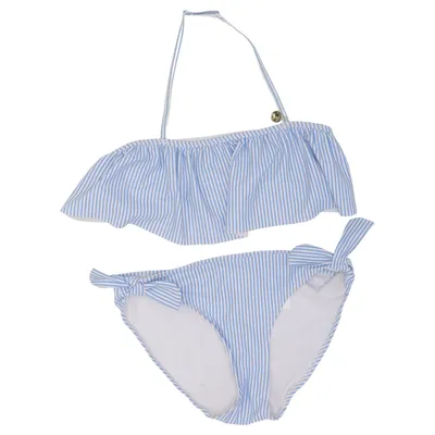 Bikini (Blauw, Wit) van H&M Elastaan, Polyester