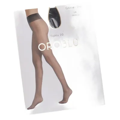 Nylon sokken (Glitter Dot) van Oroblu Elastaan, Metallvezel, Polyamide