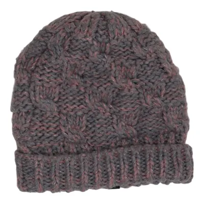Beanie (Grijs, Roze) van Loesdau Acryl, Polyester