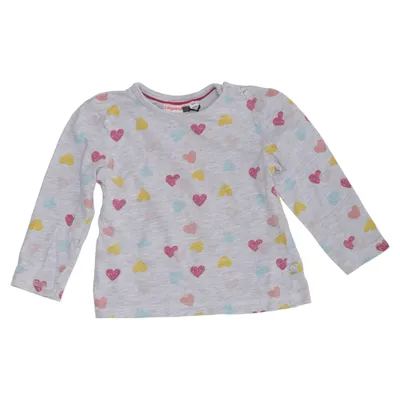 T-shirt à manches longues (Gris, Multicolore) de Liegelind Coton, Élasthane, Viscose