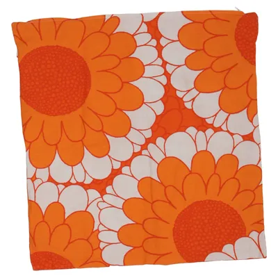 Sierkussensloop (Oranje, Wit) van IKEA Gerecycled katoen, Gerecycled polyester