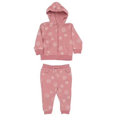 Loungewear (Pink, White) from Dopo Dopo Baby Cotton, Polyester