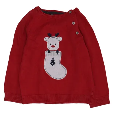 Julesweater (Rød) fra Obaïbi Bomuld, Polyamid, Uld