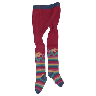Strumpbyxor (Rosa, Flerfärgad) från Kite Elastan, Ekologisk bomull, Polyamid
