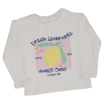 T-shirt à manches longues (Blanc, Multicolore) de Dunnes Stores Coton