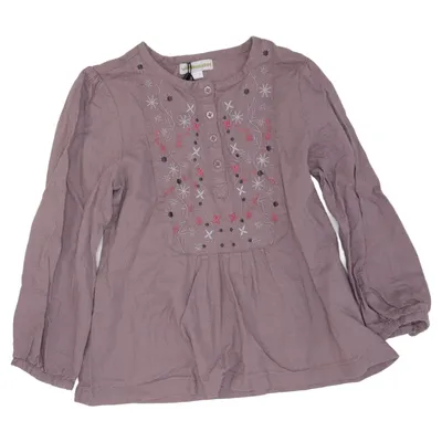 Blouse (Lila) van Vertbaudet Katoen