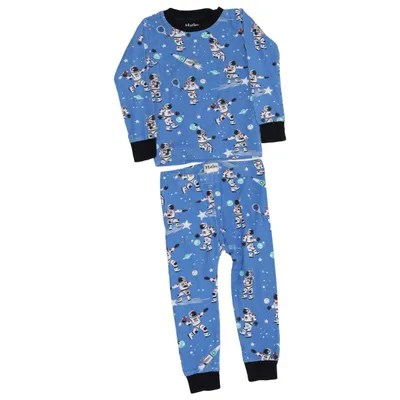 Pyjamasz (Blå, Flerfarvet) fra Hatley Økologisk bomuld