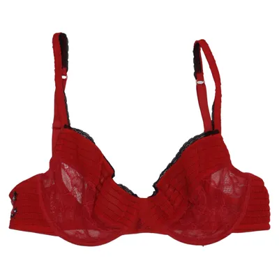 Bra (Red, Black) from Christian Lacroix Lingerie