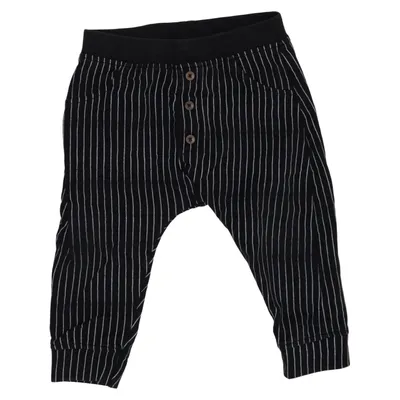 Joggingbroek (Zwart, Wit) van Hema Katoen, Elastaan