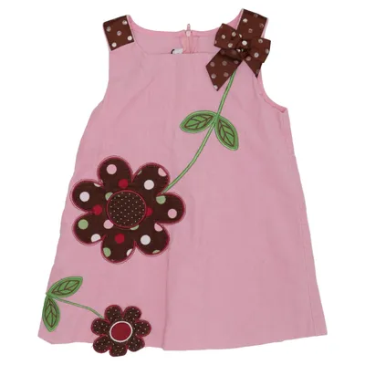 Klänning (Rosa, Brun, Grön) från Bonnie Jean