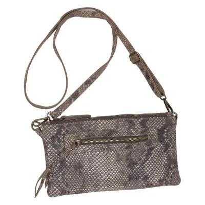 Shoulder-bag (Gray, Brown)