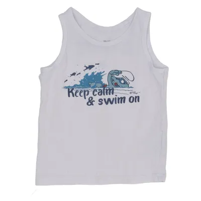 Tanktop  (Hvid) fra The Smurfs Bomuld