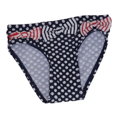 Bikini broekje (Blauw, Wit, Rood) van Pusblu Elastaan, Polyamide