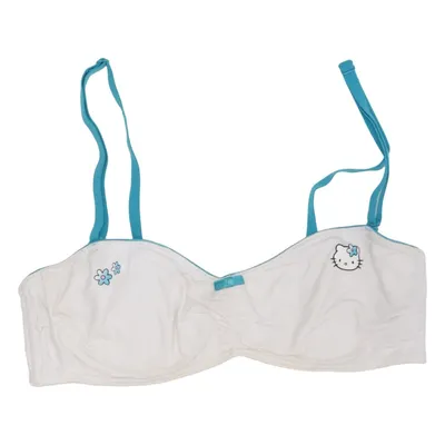 Bikinioberteil (Weiß, Blau) von H&M x Hello Kitty Baumwolle, Elasthan