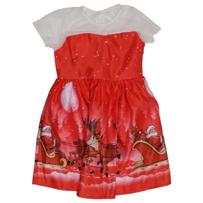 Christmas clothing (Red, White) Cotton, Polyester
