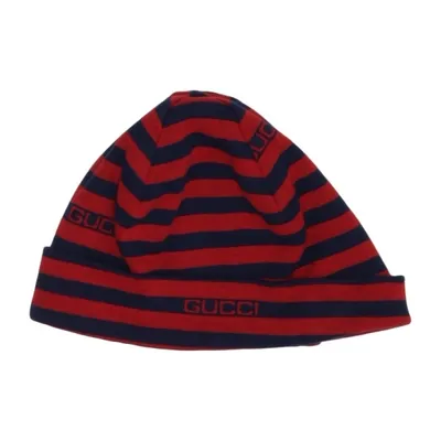 Beanie (Red, Blue) from Gucci Cotton