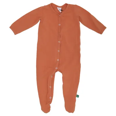 Strampler (Braun) von Fred's World by Green Cotton Baumwolle, Elasthan