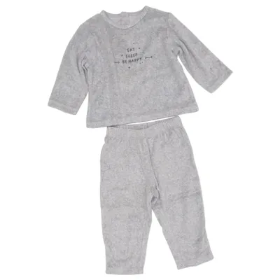 Pyjamas (Grå) från Tex Baby Bomull, Polyester