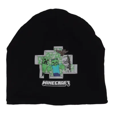Beaniehue (Sort, Flerfarvet) fra Minecraft Bomuld, Elastan, Polyester