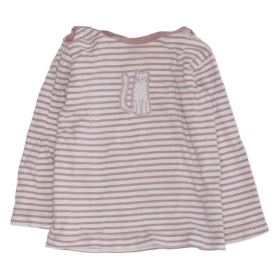 Langarmshirt (Pink, Weiß) von Sense Organics Bio-Baumwolle